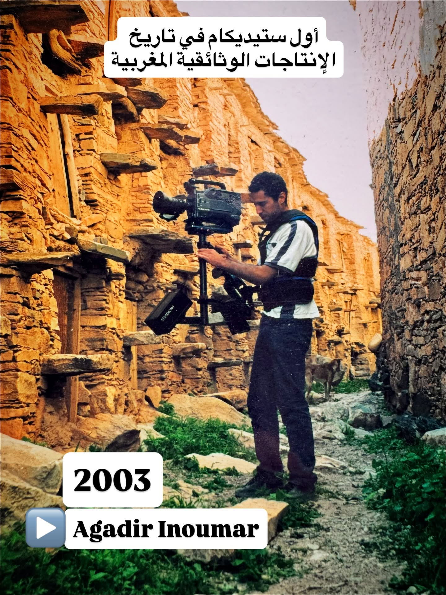 Steadicam في تصوير أمودّو سنة 2003